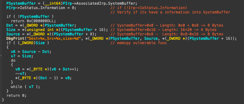 Memcpy-like Function